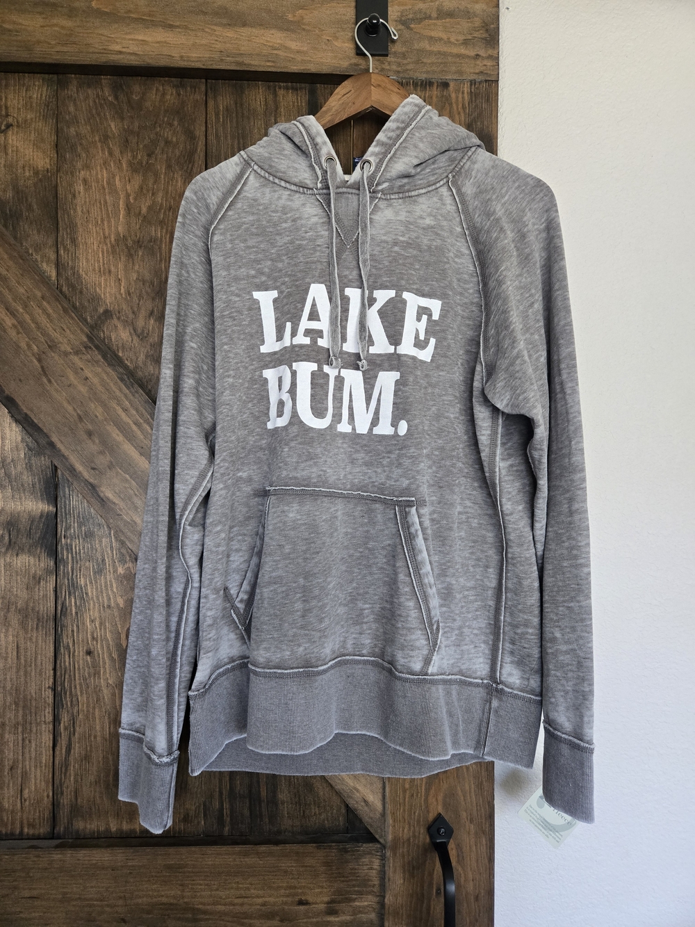 Lake Bum Gray Crewneck Sweatshirt for Women